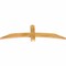 Ekena Millwork Bellingham Rough Sawn Timber Gable Bracket, Western Red Cedar, 60"W x 17"H x 2"D x 4"F, 7/12 Pitch GBW060X17X0204BEL00RWR - alternate 4